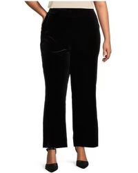 Skies Are Blue - Velvet Wide Leg Pants - Lyst