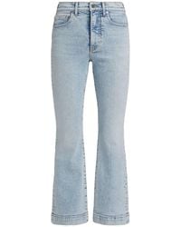 Veronica Beard - Carson High Rise Ankle Flare Jeans - Lyst