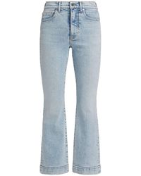 Veronica Beard - Carson High Rise Ankle Flare Jeans - Lyst