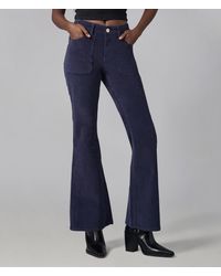 Lola Denim - Alice-Fd High Rise Corduroy Flare Jeans - Lyst