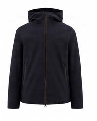 Woolrich - Hooded Zip-Front Jacket - Lyst