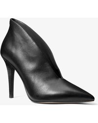 MICHAEL Michael Kors - Michael Kors Tonya Leather Pump - Lyst
