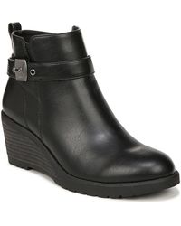 Dr. Scholls - Camille Faux Leather Zipper Ankle Boots - Lyst