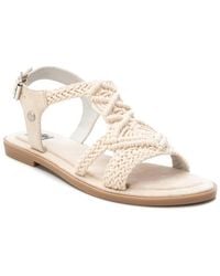 Xti - Braided Strap Flat Sandals By Light - Lyst