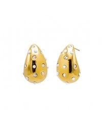 Sahara - Pearl Teardrop Earrings - Lyst