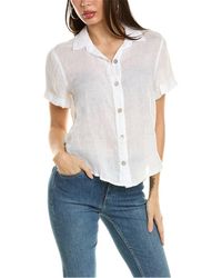 Bella Dahl - Cuffed Linen Shirt - Lyst