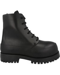 Ferragamo - Fede Combat Boots - Lyst