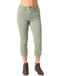 Judy Blue - High Rise Capri Pant - Lyst