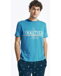 Nautica - Sailing Division Graphic Sleep T-shirt - Lyst