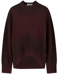 The Attico - Boxy Knit Sweater With Ribbed Details - Lyst