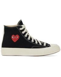 Comme des Garçons - Comme Des Garçons Play X Converse High-Top Sneakers With Heart - Lyst