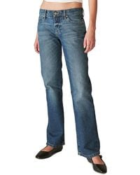 Lucky Brand - Easy Rider Mid-rise Dark Wash Bootcut Jeans - Lyst
