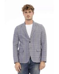 DISTRETTO12 - Polyester Blazer - Lyst