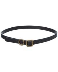 Jacquemus - Regalo Thin Croc-Embossed Leather Belt - Lyst