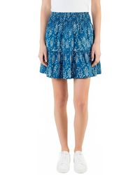 Thml - High Waisted Fish Print Skirt - Lyst