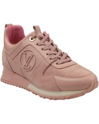 Louis Vuitton - Pink Runaway Suede Sneakers - Lyst