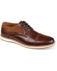 Vance Co. - Griff Cap Toe Brogue Derby - Lyst