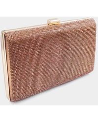 Fashnzfab - Bling Rectangle Evening Clutch Crossbody Bag - Lyst