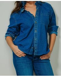 SHOP KMJ - Quarantina Button Down Top - Lyst