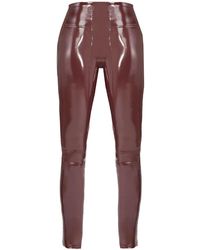 Spanx - Ruby Patent Faux Leather leggings Pants - Lyst