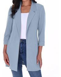 FRANK LYMAN - Open Knit Blazer Jacket - Lyst