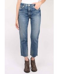 AMO - Loverboy Cropped Jeans - Lyst