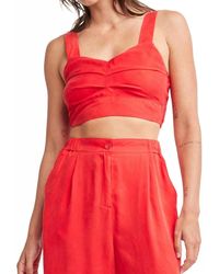 Self Contrast - Kori Cropped Tank Top - Lyst