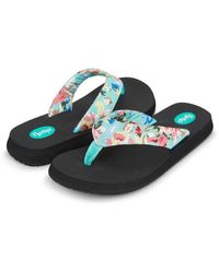 FLOOPI - Isabella Yoga Mat Floral Flip Flop - Lyst