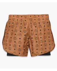MCM - Monogram Print Shorts - Lyst