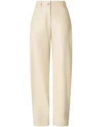 Pinko - Balloon Pants With Soft Touch Leather Effect - Lyst