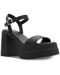 ALDO - Taina Leather Open Toe Platform Sandals - Lyst