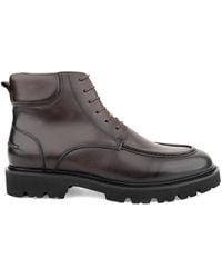Alberto Gozzi - Moc Toe Polished Leather Boots - Lyst