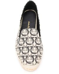 Ferragamo - Ferragamo Printed Espadrilles - Lyst