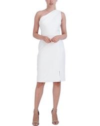 Laundry by Shelli Segal - One Shoulder Knee-length Cocktail And Party Dress - Lyst
