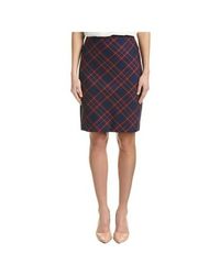 Trina Turk - Crissy Pencil Tartan Plaid Midi Skirt - Lyst