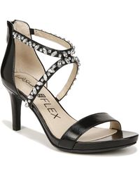 LifeStride - Faux Leather Round Toe Heels - Lyst