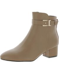 New York & Company - Padded Insole Block Heel Ankle Boots - Lyst