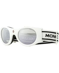 Moncler - Ski goggles Sunglasses Ml0051 21c Matte White 55mm - Lyst