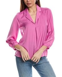 Vince Camuto - Shirttail Blouse - Lyst
