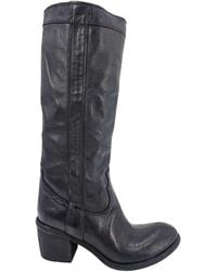 Madison Maison - Leather Knee-High Pull-On Boot - Lyst