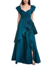 Marchesa - Taffeta Gown - Lyst