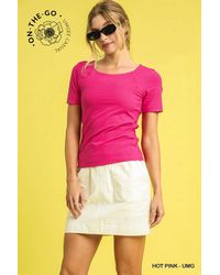 Umgee - Active Fitted Tee - Lyst