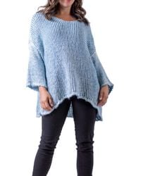 Gigi Moda - Ampio Knit Scoop Neck Sweater - Lyst