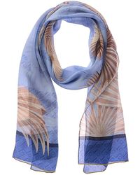 Ferragamo - Logo Print Silk Scarf - Lyst