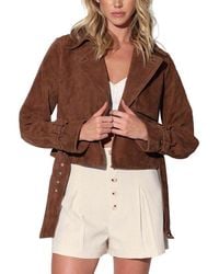 Walter Baker - Rexa Suede Short Trench Coat - Lyst