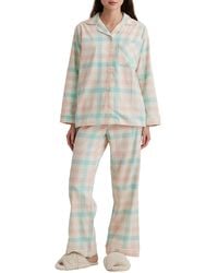 Papinelle - Organic Cotton Plaid Woven Pajama Set - Lyst