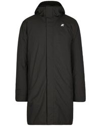 K-Way - Nylon Ottoman Warm Casual Jacket With Adjustable Hood - Lyst