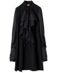 Viktor & Rolf - Long-Sleeve Dress With High Collar - Lyst
