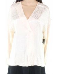 Alfani - V-Neck Long Sleeves Blouse - Lyst