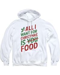 Gildan - All I Want For Christmas Is Food Adult Pullover Hoodie - Lyst